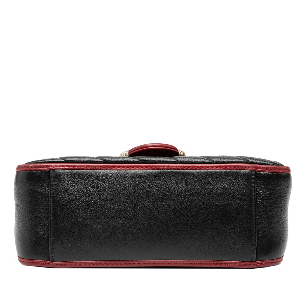 Gucci GG Marmont Matelasse Leather Torchon Top Handle Bag - 3