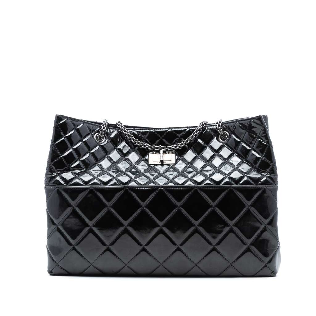 Chanel Quilted Patent Reissue 2.55 Tote