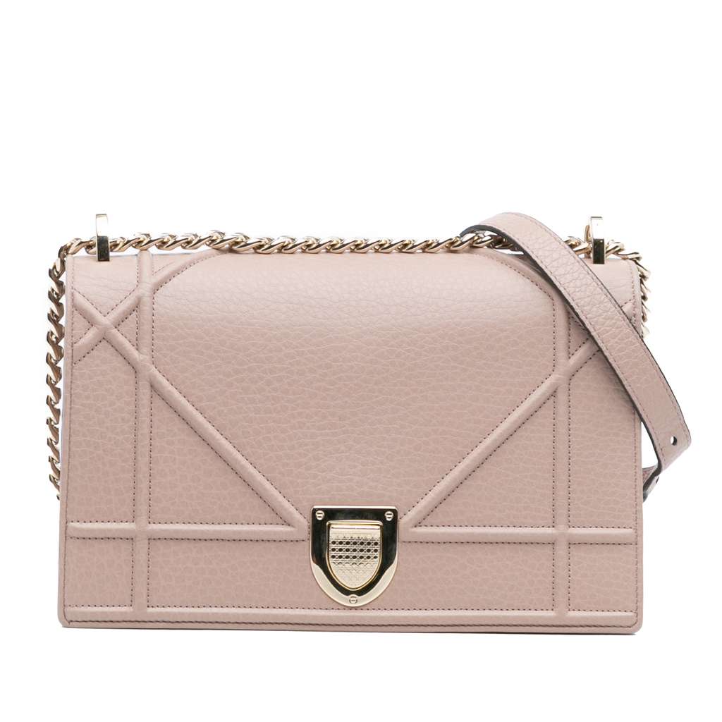 Dior Medium Grained Calfskin Diorama Flap