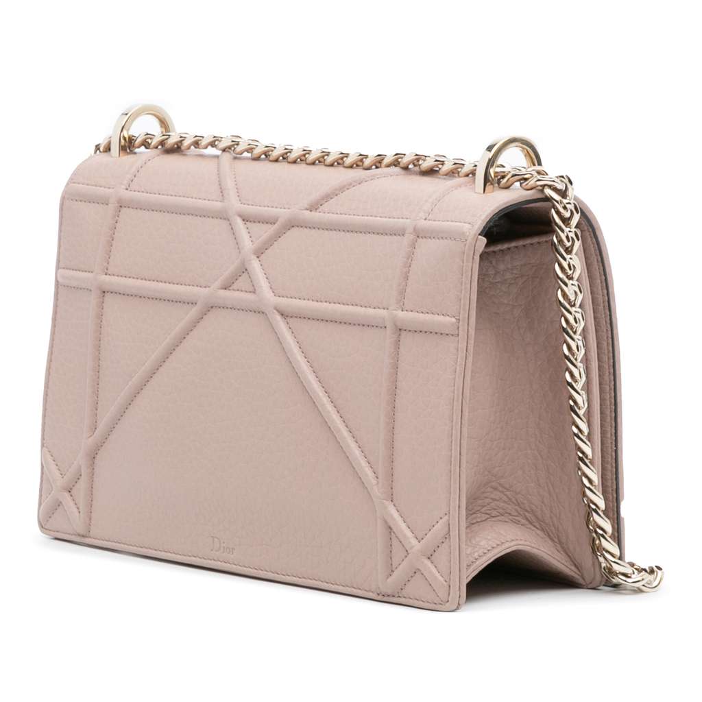 Dior Medium Grained Calfskin Diorama Flap - 2