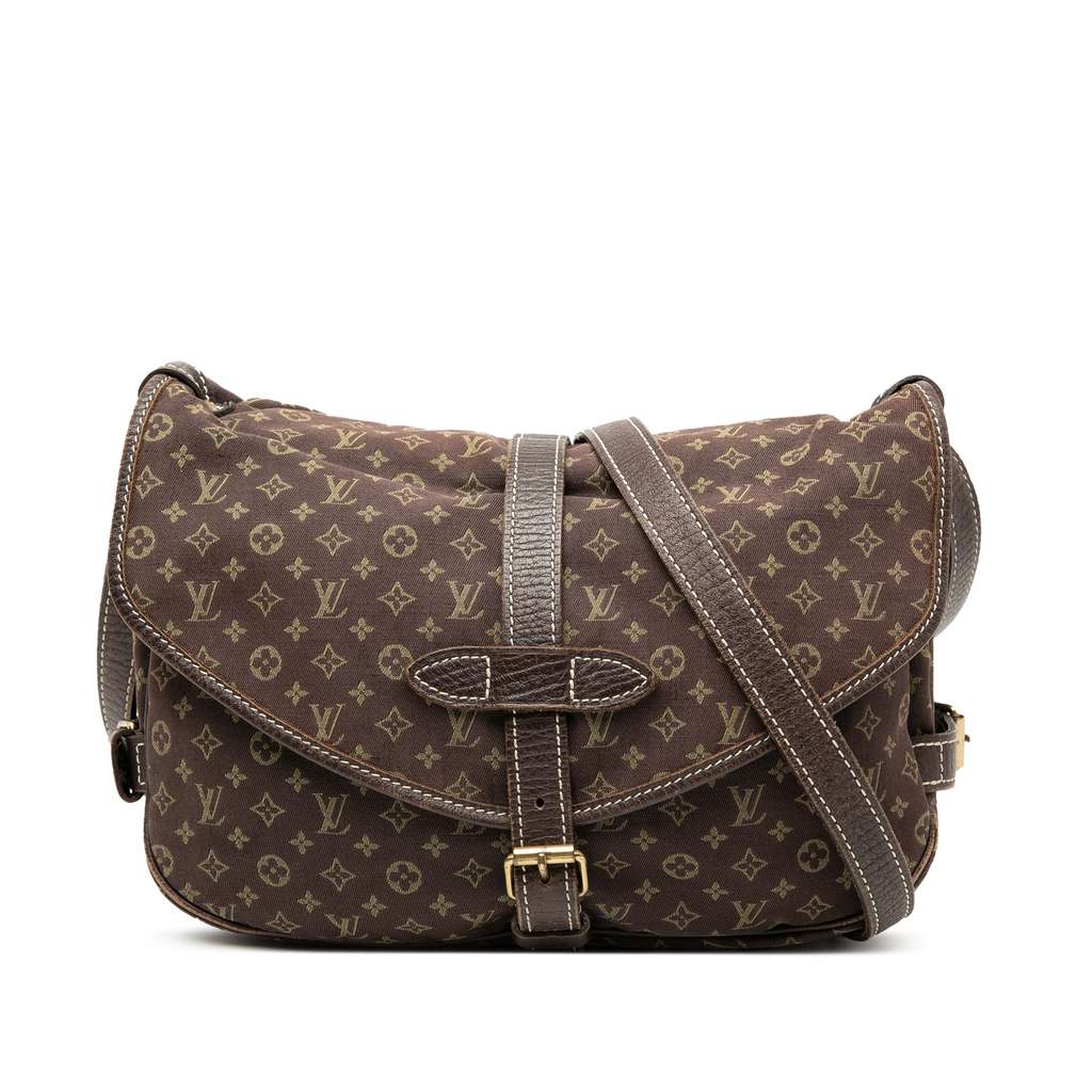 Louis Vuitton Monogram Mini Lin Saumur 30