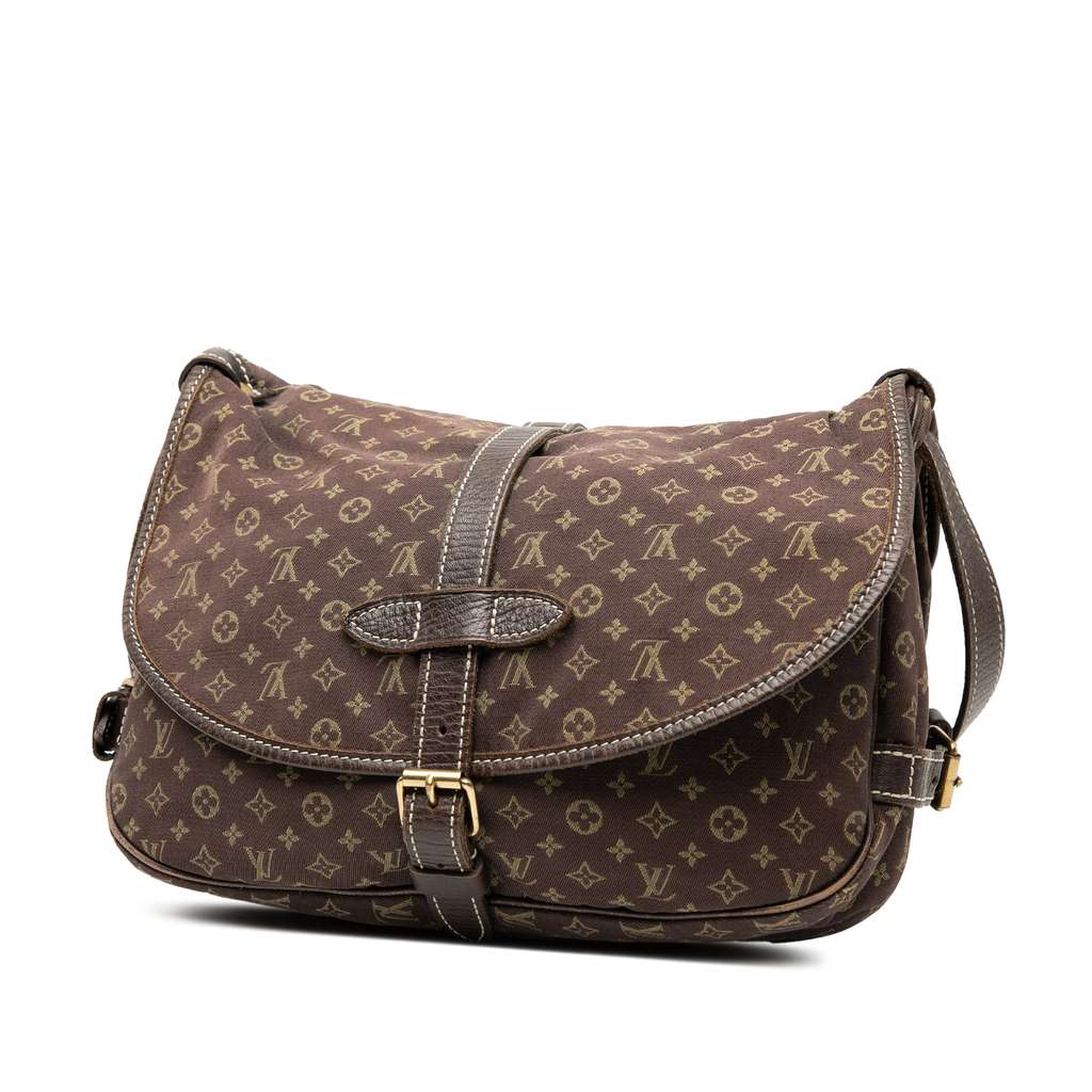 Louis Vuitton Monogram Mini Lin Saumur 30 - 2