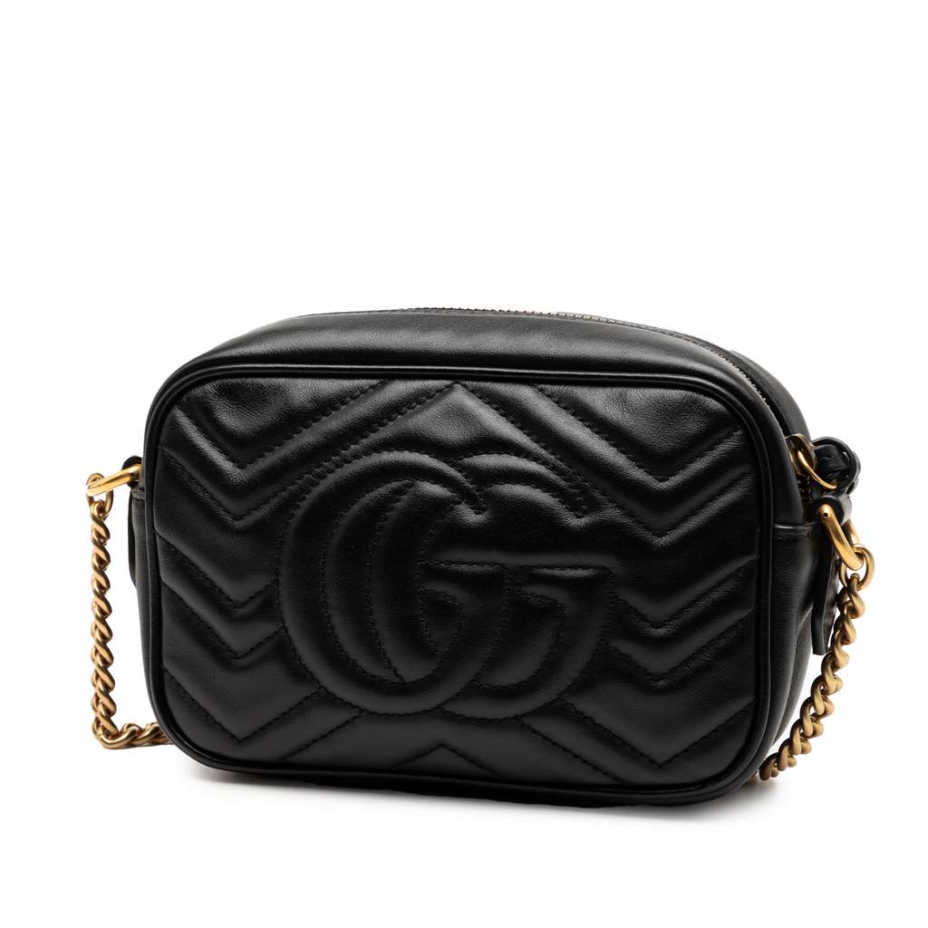 Gucci Mini GG Marmont Matelasse Leather Crossbody - 2