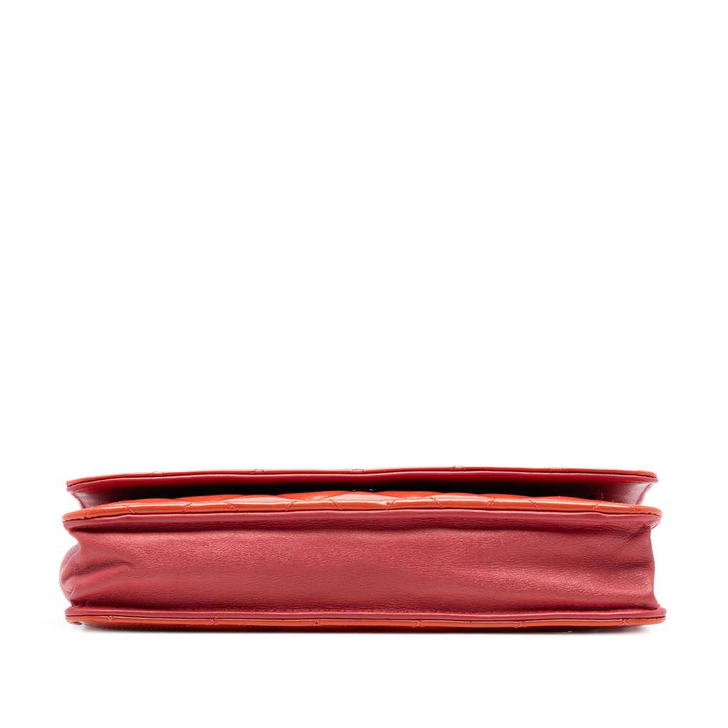 Chanel CC Quilted Patent Wallet On Chain - 3