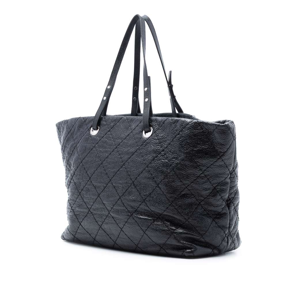 Chanel Large Glazed Calfskin On The Road Tote - 2