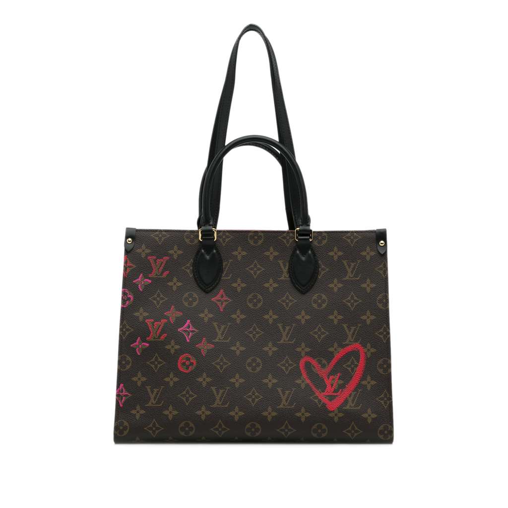 Louis Vuitton Limited Edition Monogram Fall In Love OntheGo Tote MM - 3