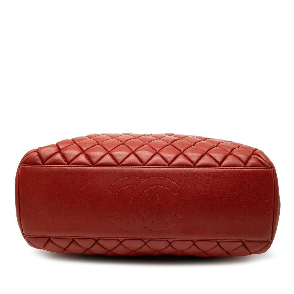 Chanel Small Quilted Iridescent Calfskin New Bubble Tote - 3