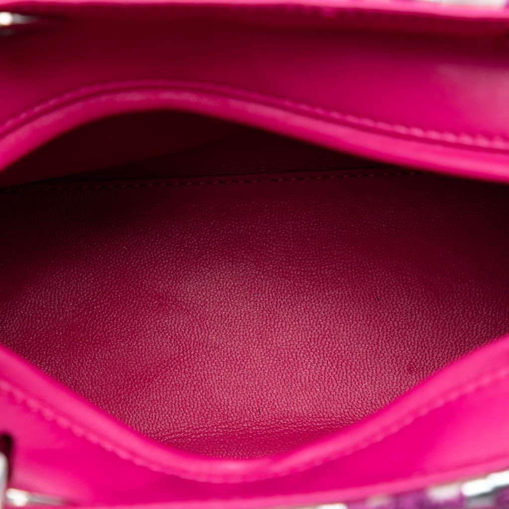 Dior Medium Lambskin And Tweed Lady Dior - 4