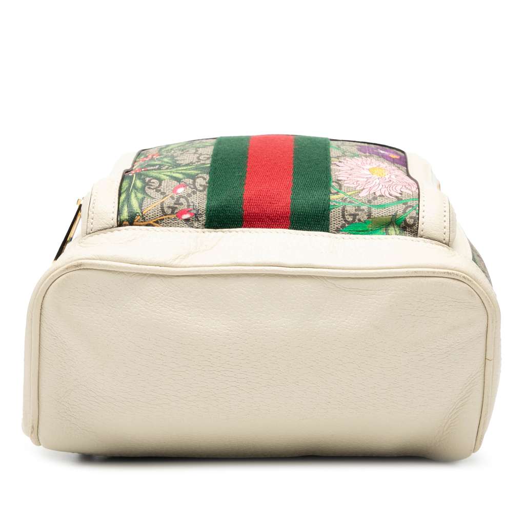 Gucci Small GG Supreme Flora Ophidia Backpack - 3