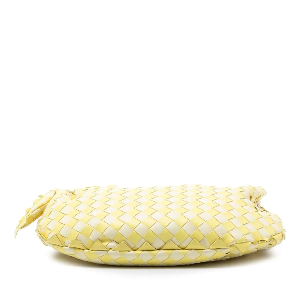 Bottega Veneta Teen Bicolor Nappa Intrecciato Dragon Jodie Yellow Leather Very good - Inside View