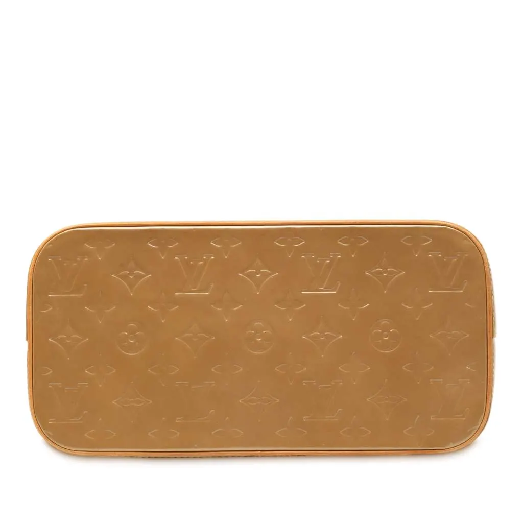 Louis Vuitton Monogram Vernis Houston Brown Leather Very good - Inside View