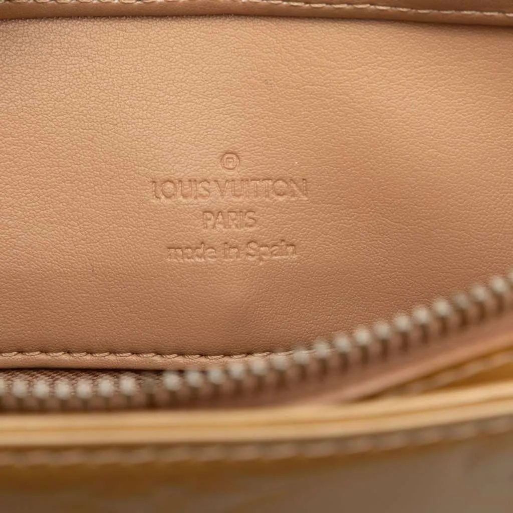 Louis Vuitton Monogram Vernis Houston Brown Leather Very good - Box View
