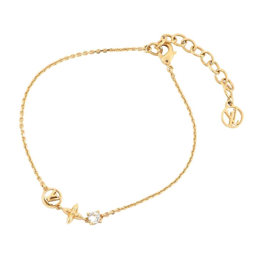 Louis Vuitton Gold Plated Petit Louis Bracelet