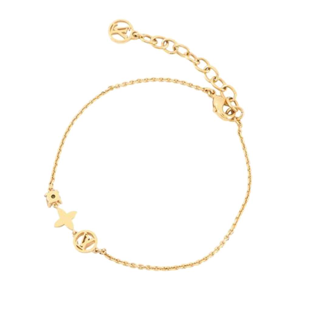 Louis Vuitton Gold Plated Petit Louis Bracelet - 2