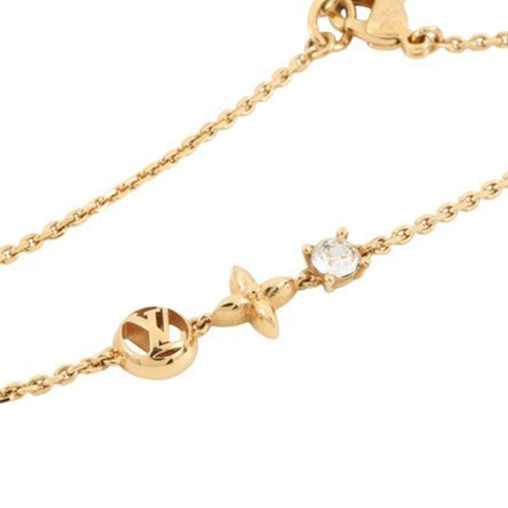 Louis Vuitton Gold Plated Petit Louis Bracelet - 4