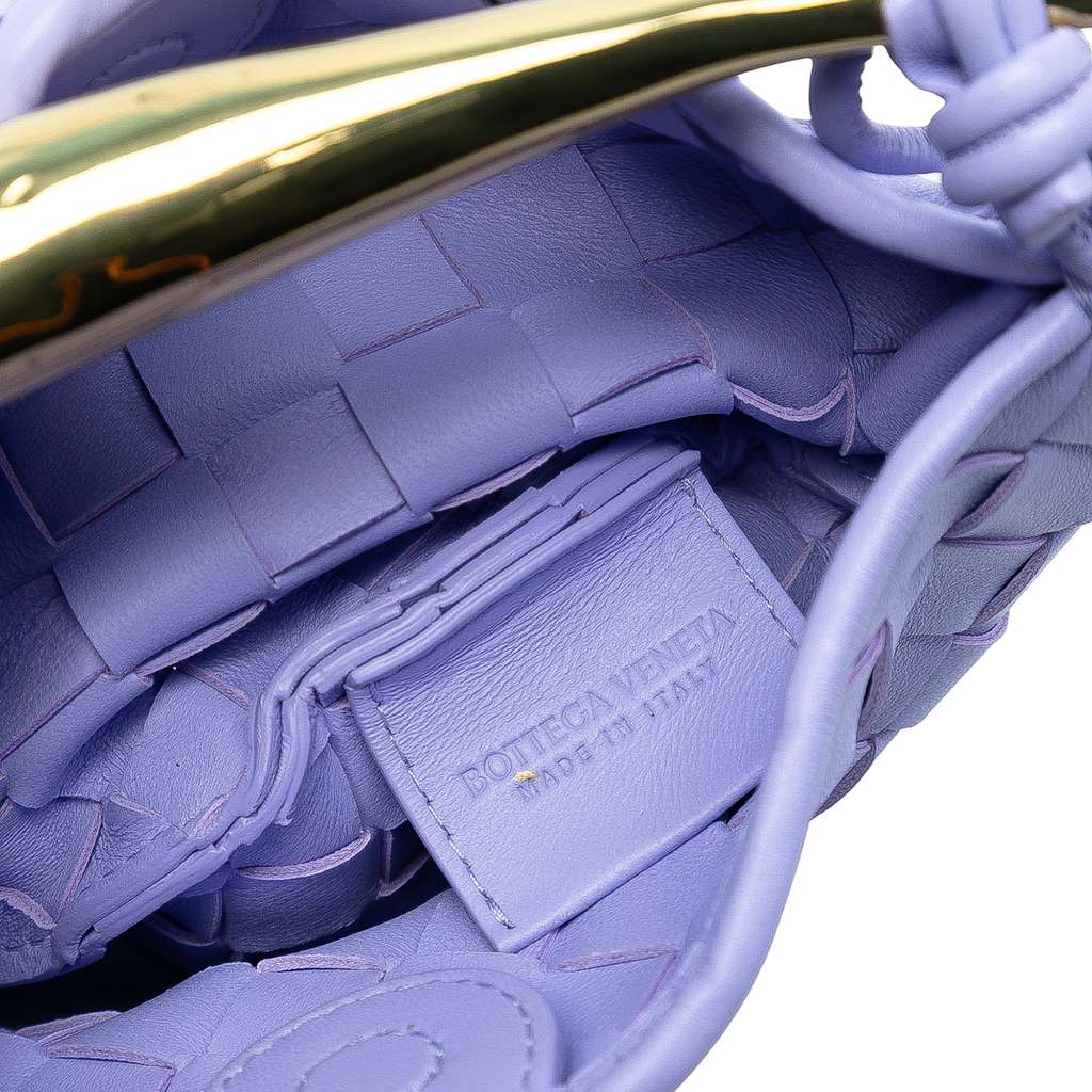 Bottega Veneta Baby Lambskin Intrecciato Sardine Bag - 4