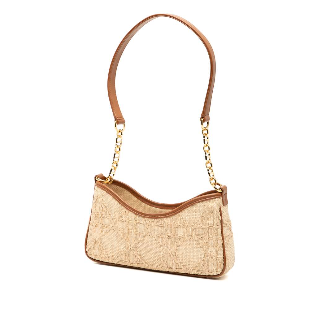 Dior Mini Raffia Macrocannage 30 Montaigne Avenue Hobo - 2