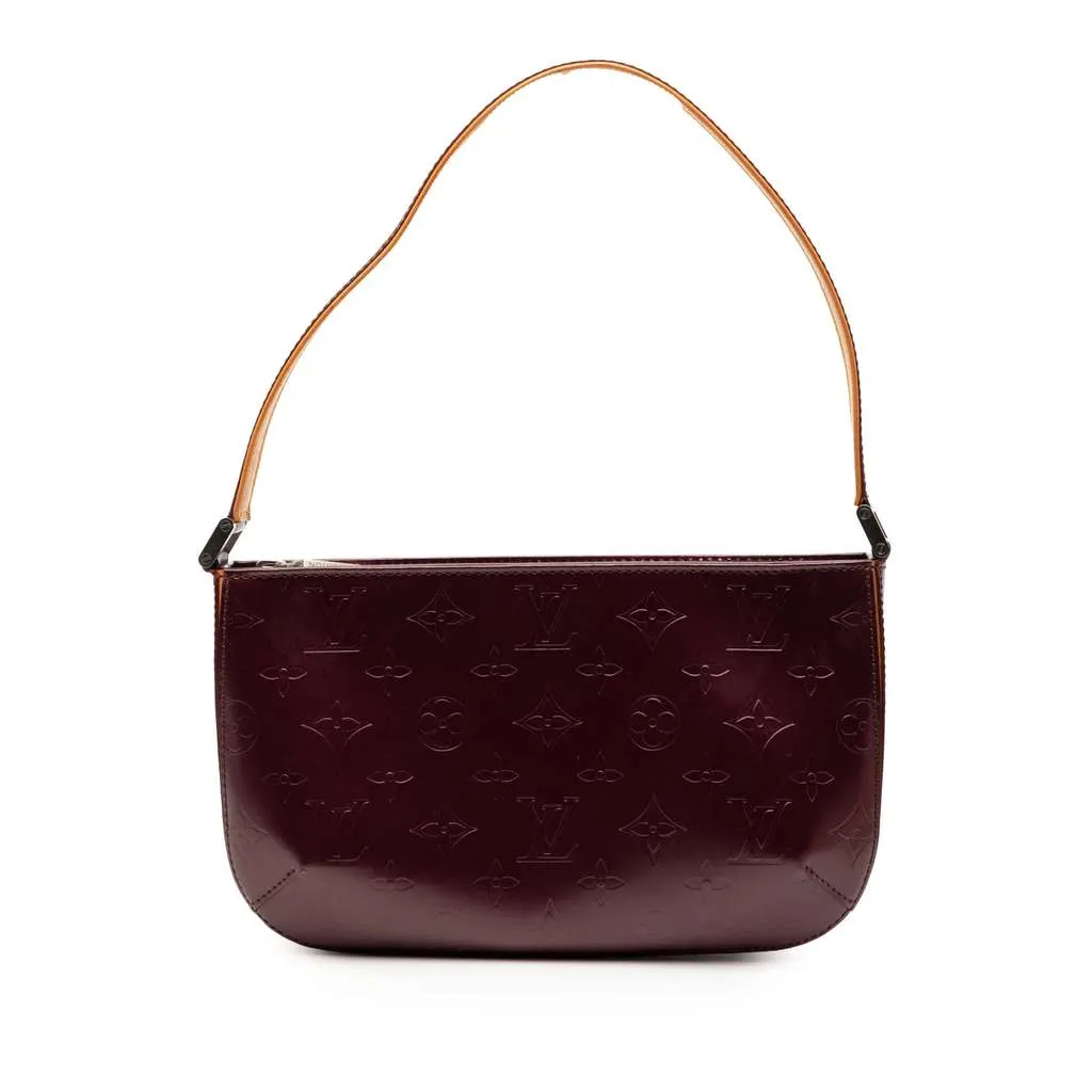 Louis Vuitton Monogram Mat Fowler Purple Leather Very good - Front View