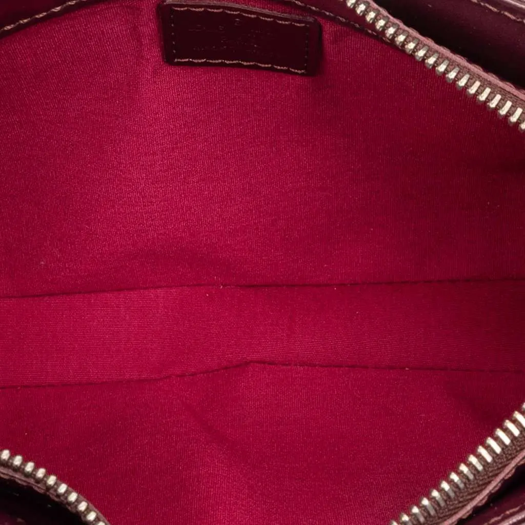 Louis Vuitton Monogram Mat Fowler Purple Leather Very good - Model View