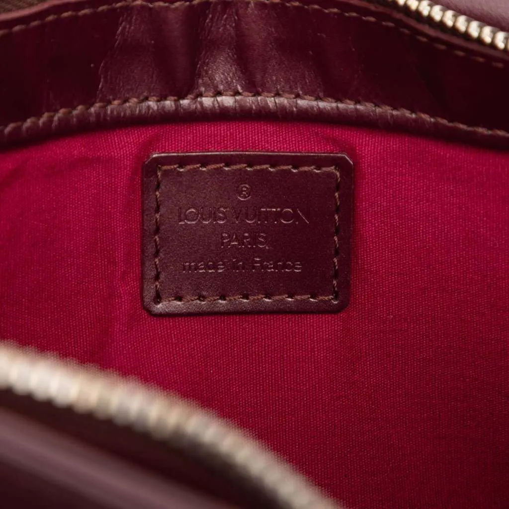 Louis Vuitton Monogram Mat Fowler Purple Leather Very good - Box View