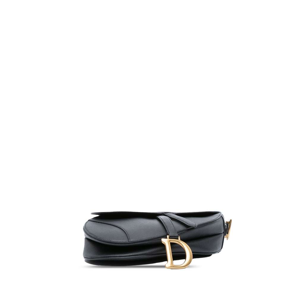 Dior Grained Calfskin Saddle Bag - 3