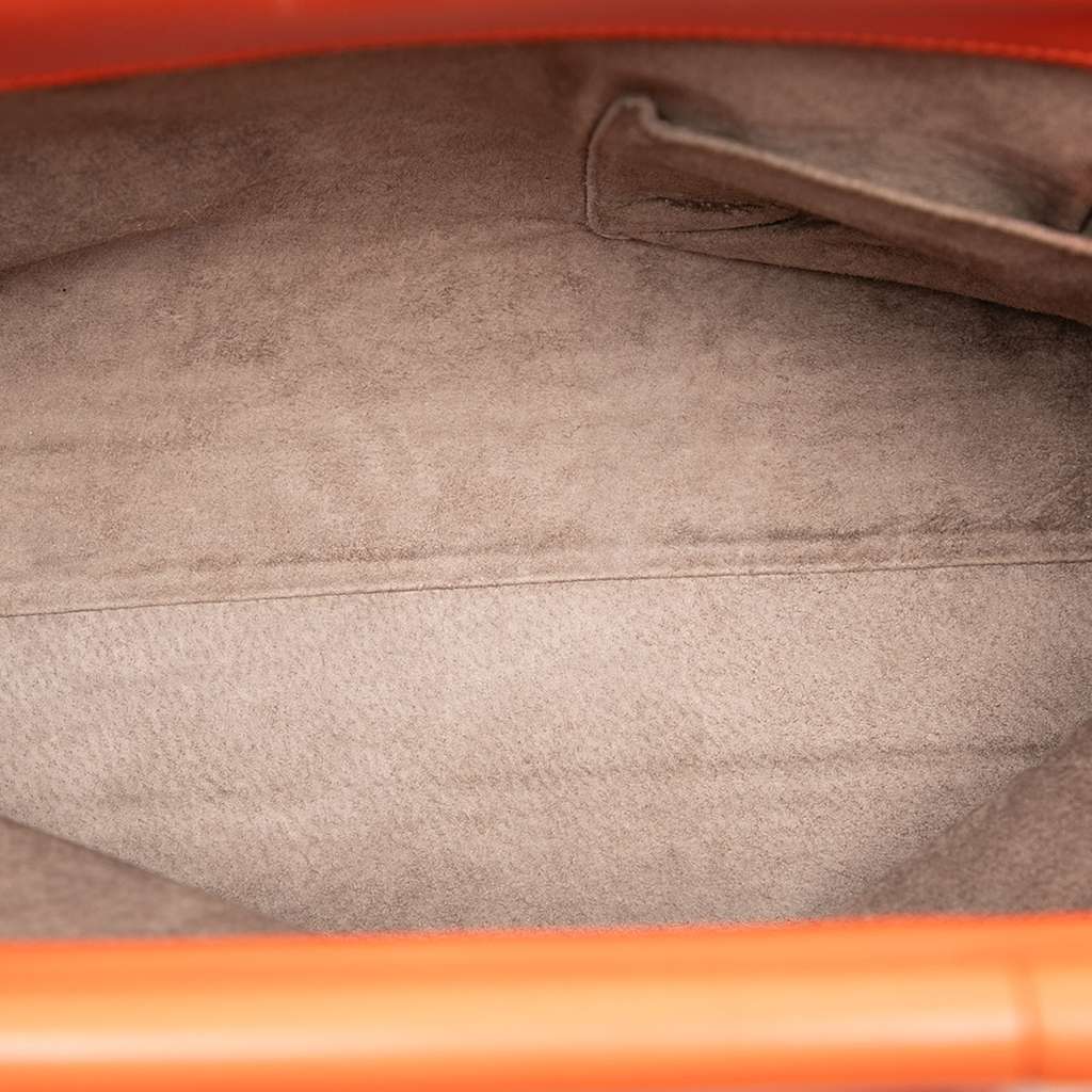 Bottega Veneta Leather Intrecciato Frame Top Handle Bag - 4