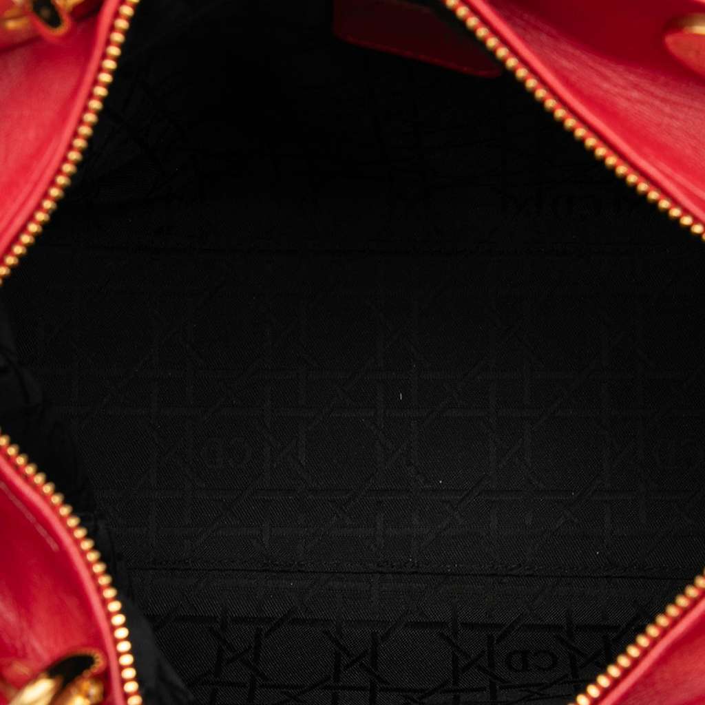 Dior Medium Lambskin Cannage Lady Dior - 4
