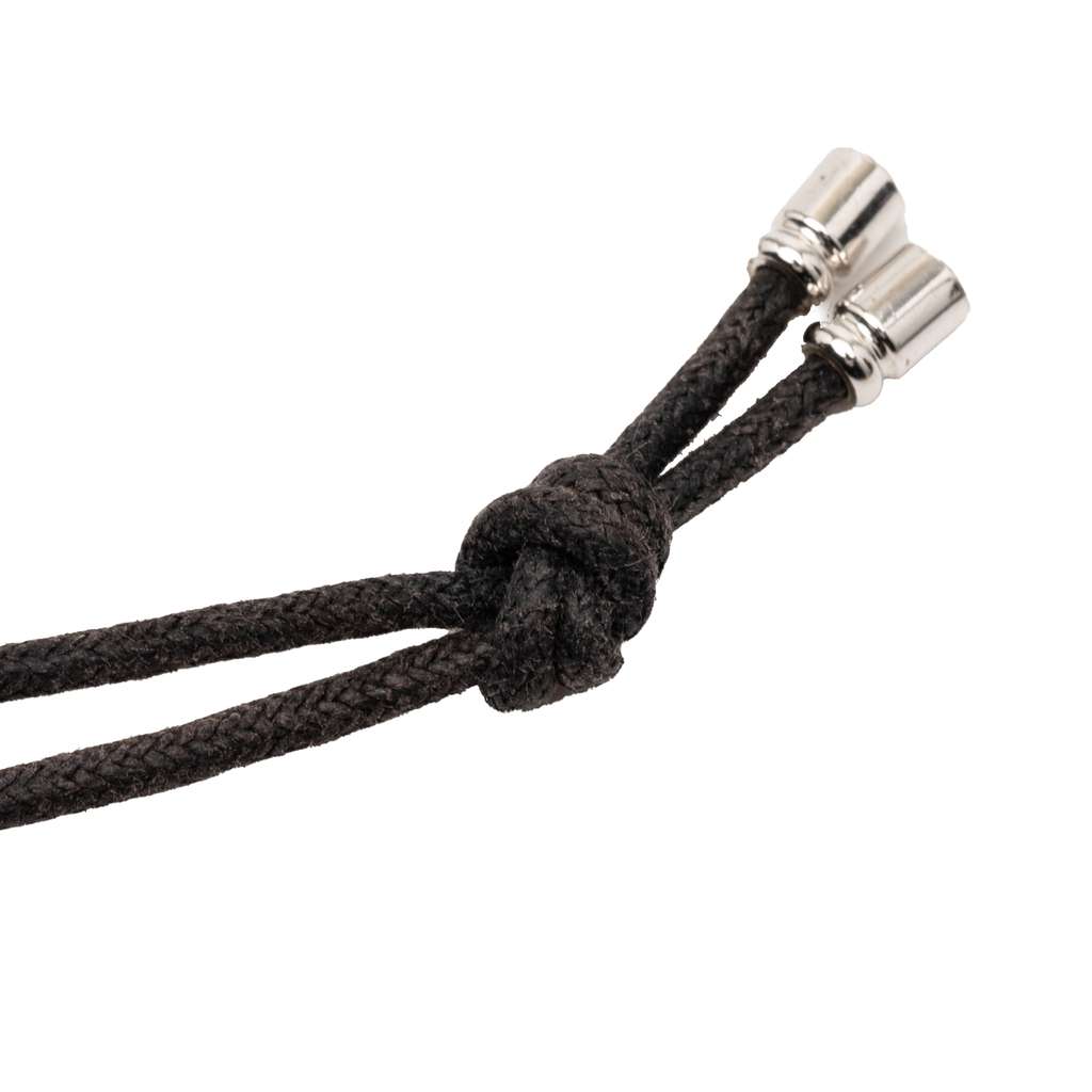 Bvlgari Sterling Silver and Leather Parentesi Pendant Necklace - 5