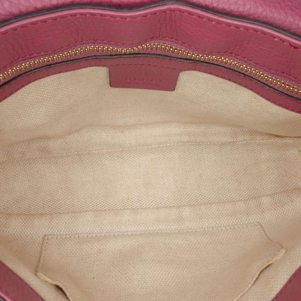 Gucci Medium Leather Soho Chain Flap Crossbody - 4