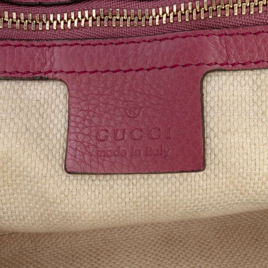 Gucci Medium Leather Soho Chain Flap Crossbody - 5