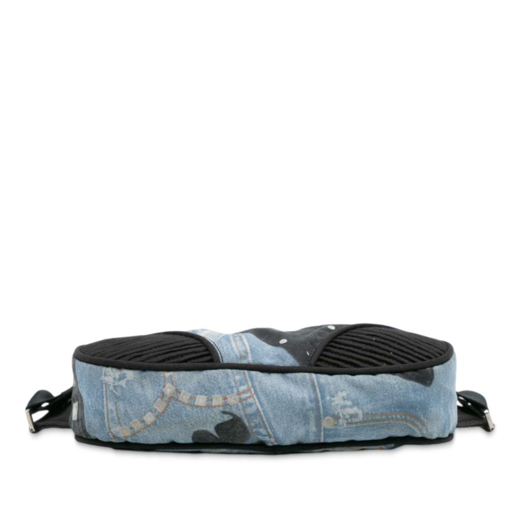 Dior Canvas Printed Denim Crossbody - 3