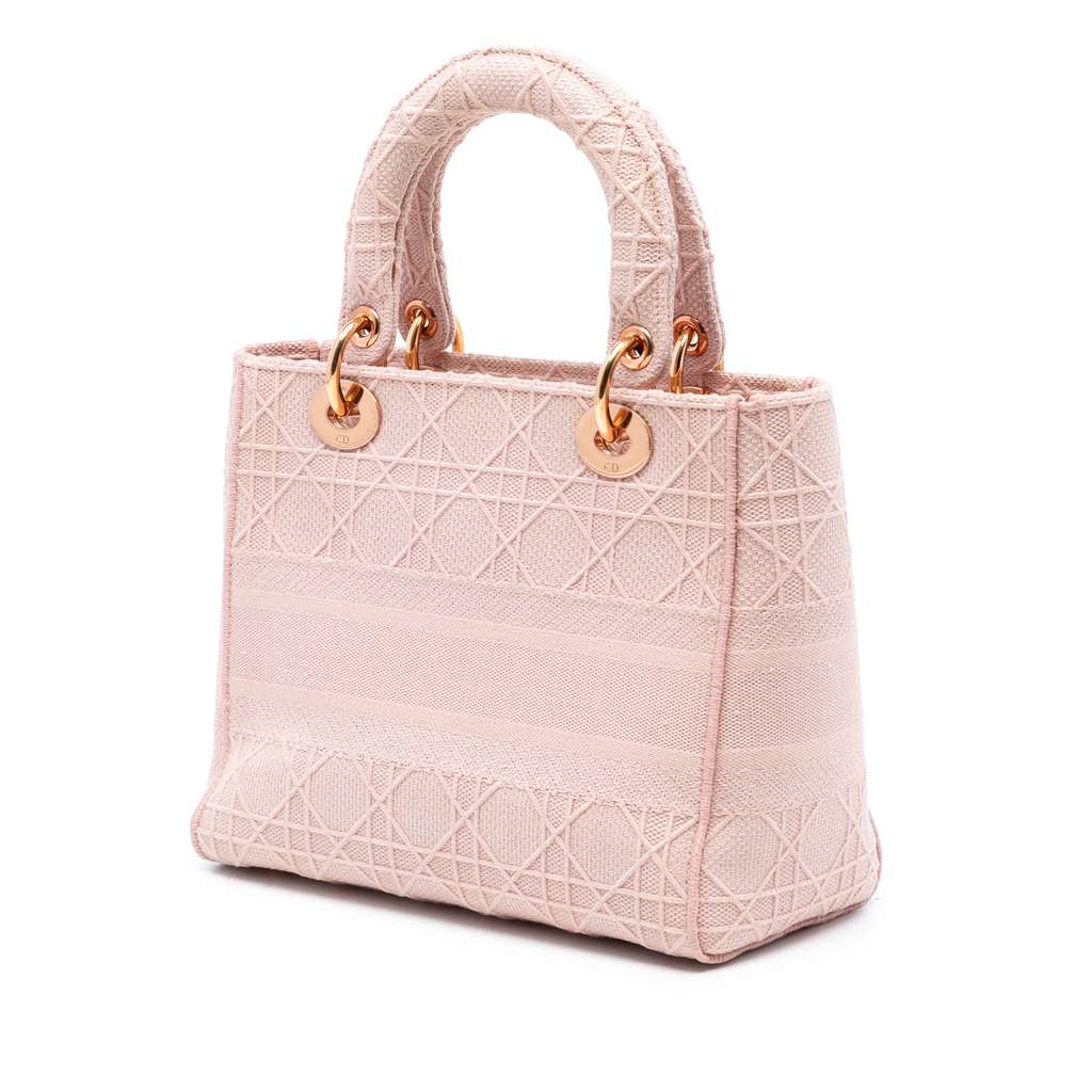 Dior Medium Canvas Cannage Lady D Lite - 2