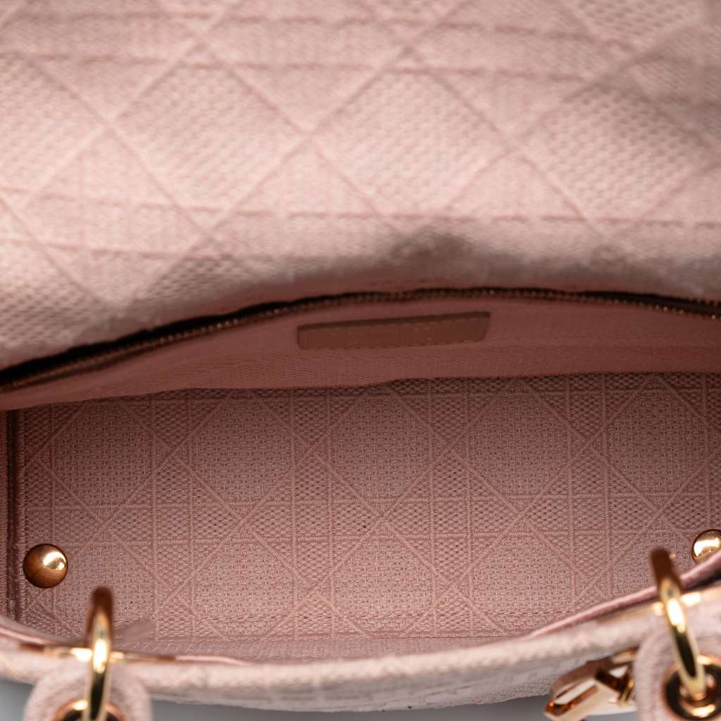 Dior Medium Canvas Cannage Lady D Lite - 4