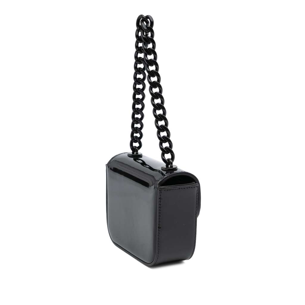 Celine Mini Patent Claude Chain Handbag - 2