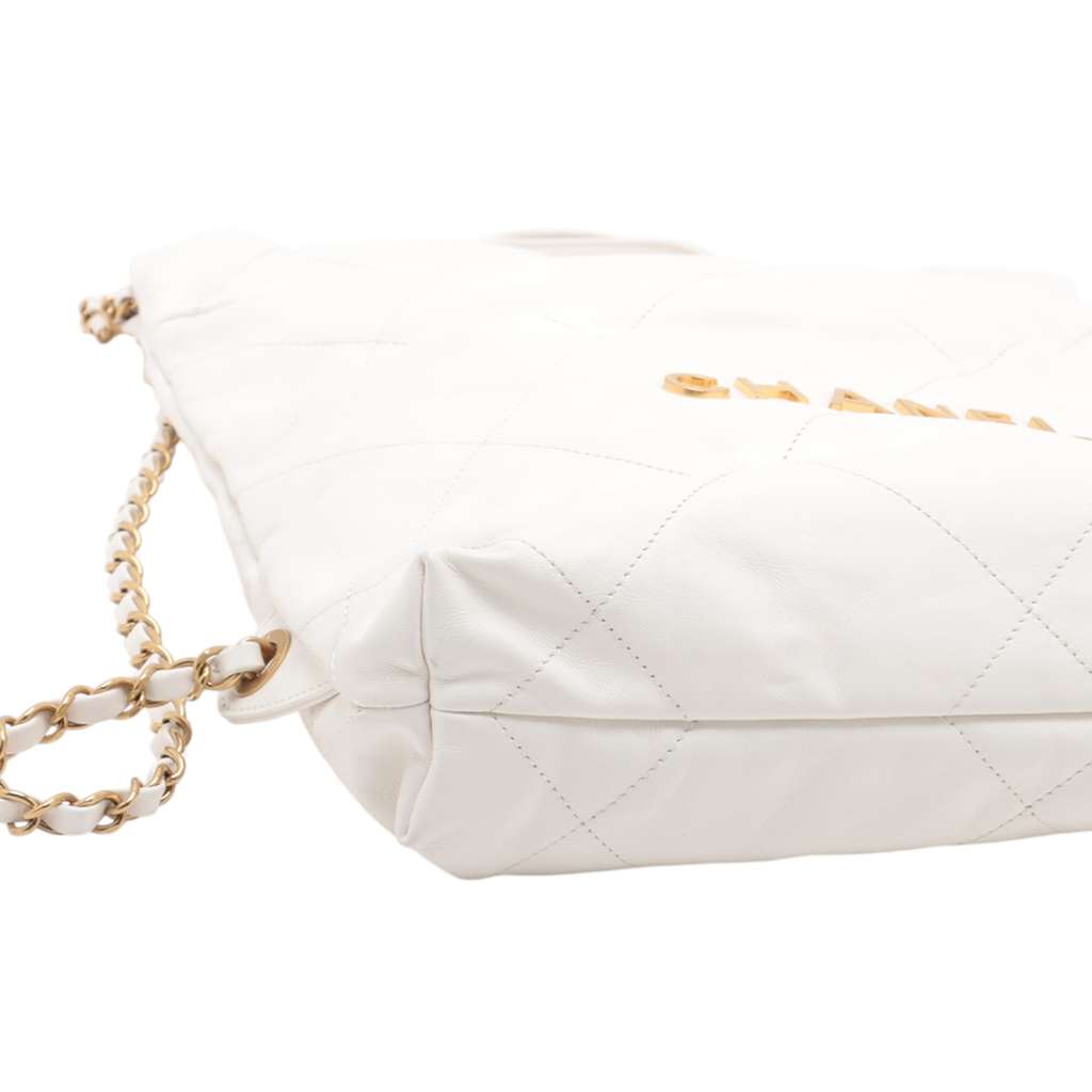 Chanel Shiny Calfskin Chanel 22 Drawstring Backpack - 5