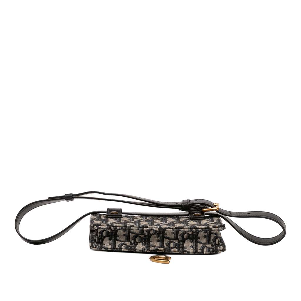 Dior Oblique Canvas Saddle Belt Bag - 3