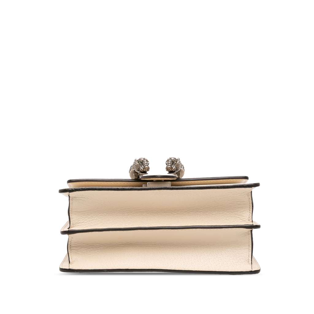 Gucci Mini Leather Bamboo Dionysus Web Satchel - 3