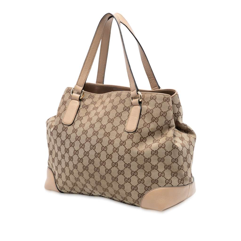 Gucci Medium GG Canvas Web Dressage Tote - 2