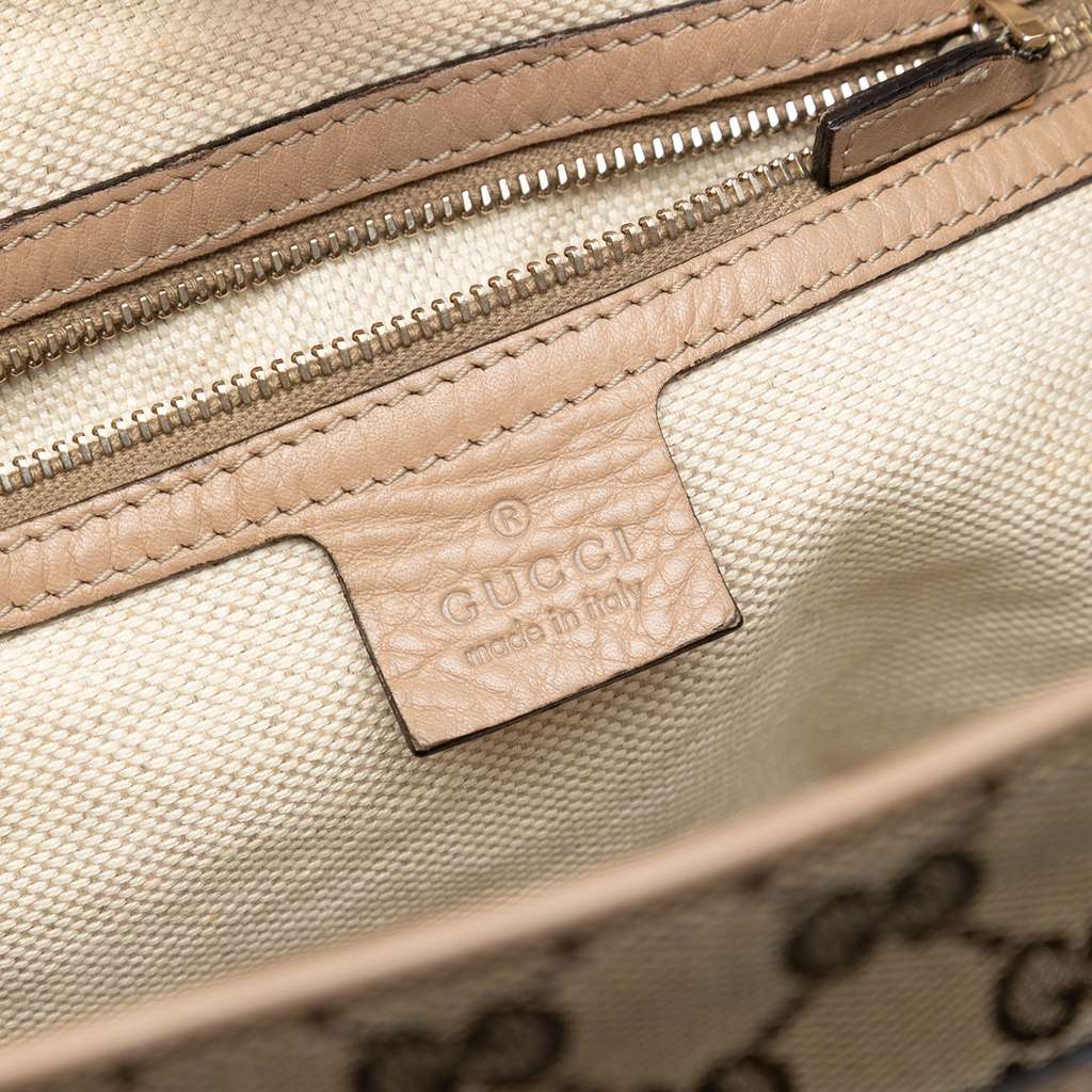 Gucci Medium GG Canvas Web Dressage Tote - 5