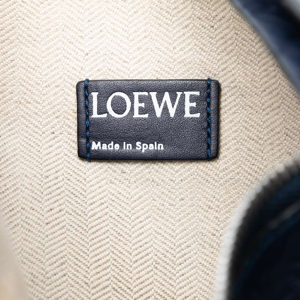 Loewe Embossed Leather Anagram Repeat T Clutch - 5
