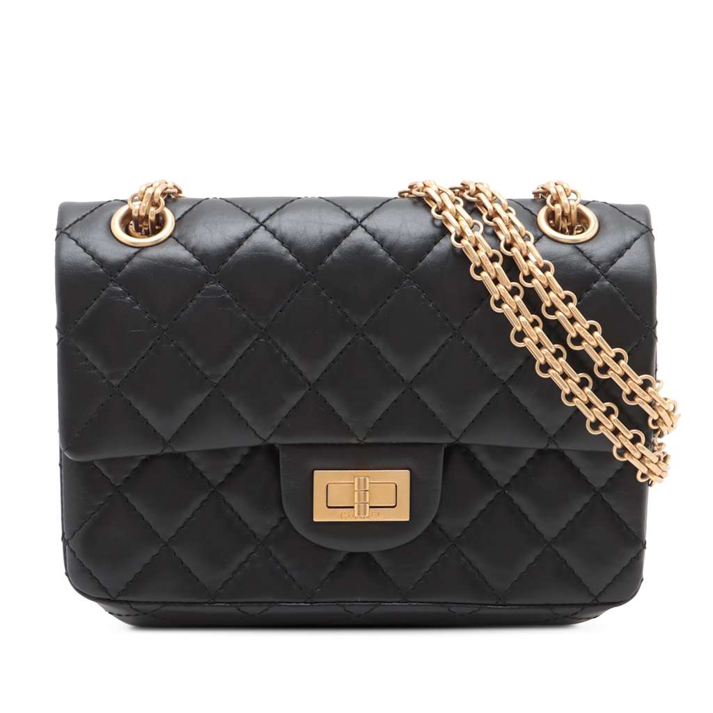 Chanel Mini Reissue 2.55 Quilted Aged Calfskin Single Flap