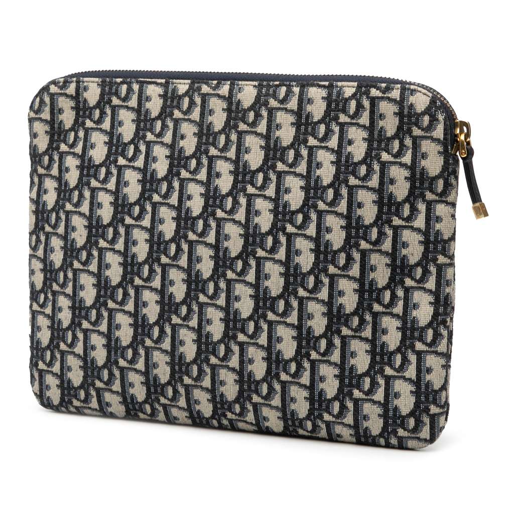 Dior Oblique Canvas Clutch - 2