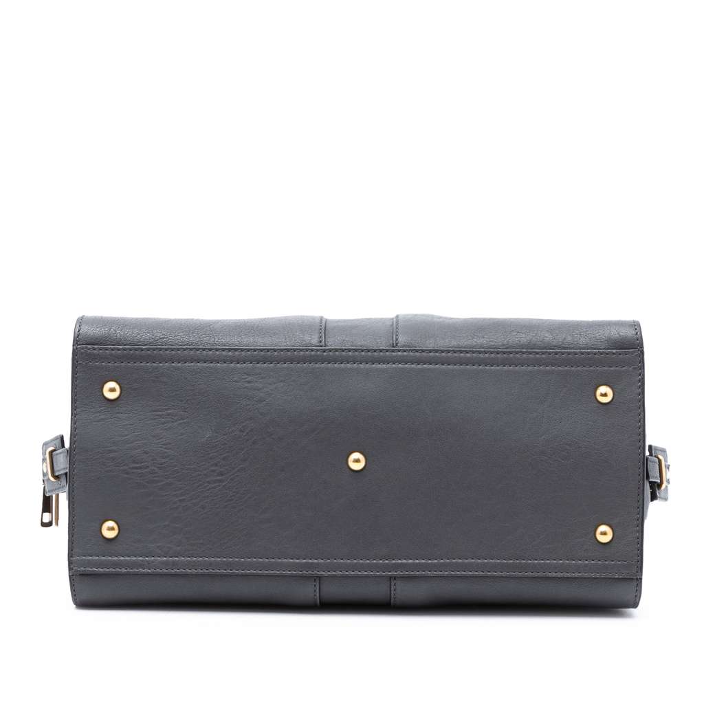 Saint Laurent Medium Leather Cabas Chyc Satchel - 3