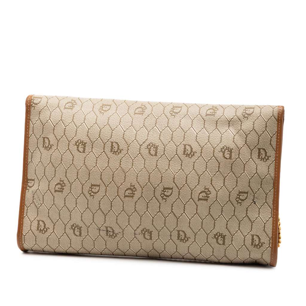 Dior Honeycomb Coated Canvas Chain Shoulder Bag - 2