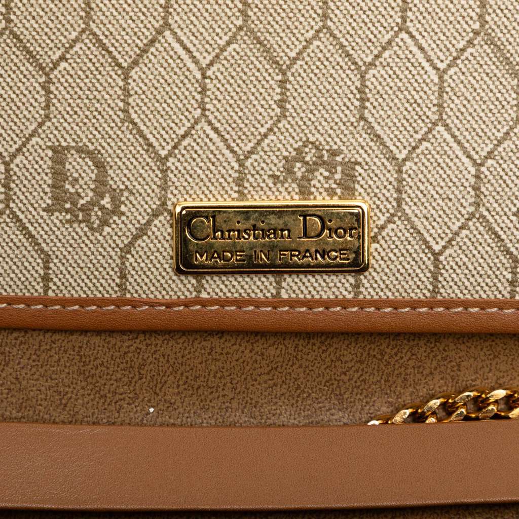 Dior Honeycomb Coated Canvas Chain Shoulder Bag - 5
