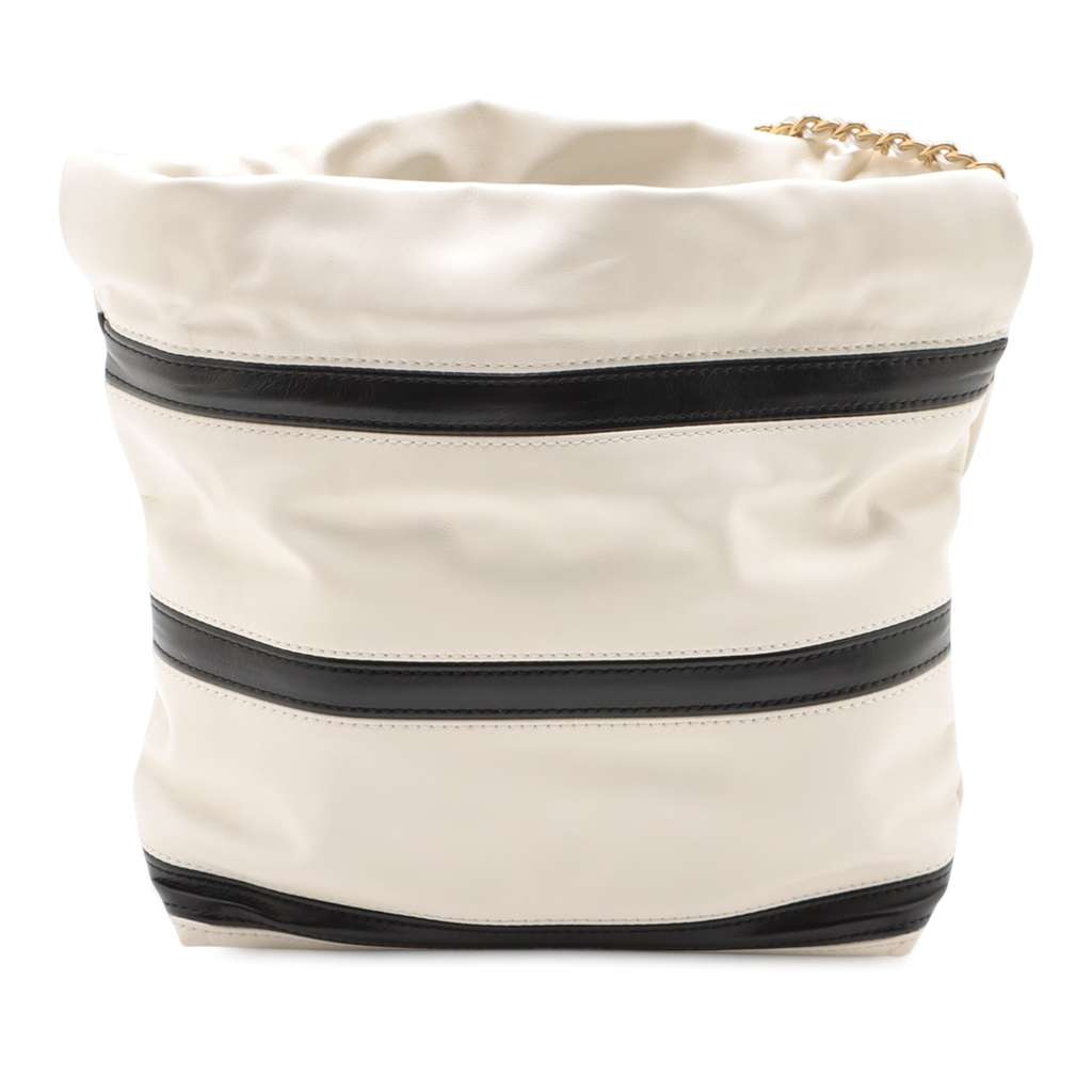 Chanel Mini Shiny Calfskin Striped 22 Handbag - 2