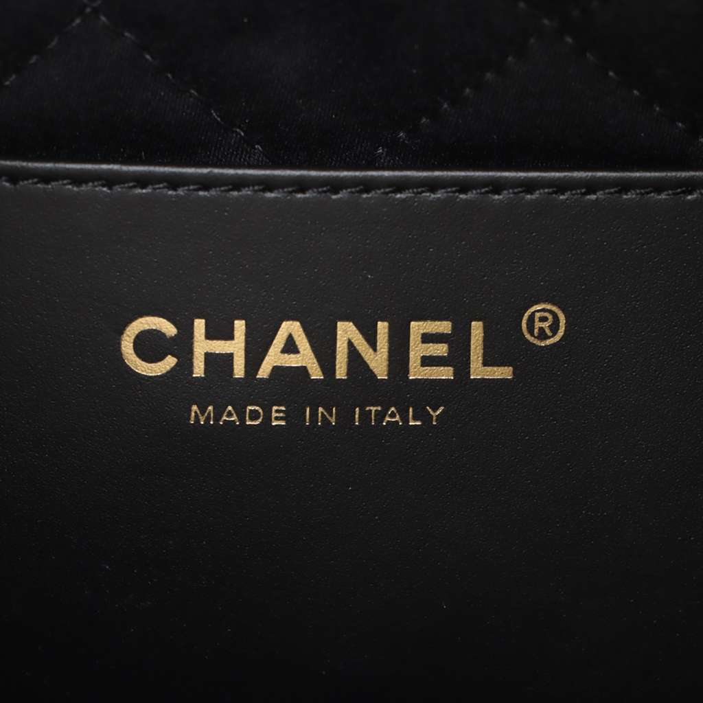 Chanel Mini Shiny Calfskin Striped 22 Handbag - 5