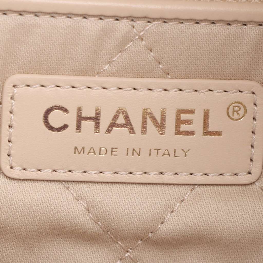 Chanel Large Shiny Calfskin 22 Hobo - 4