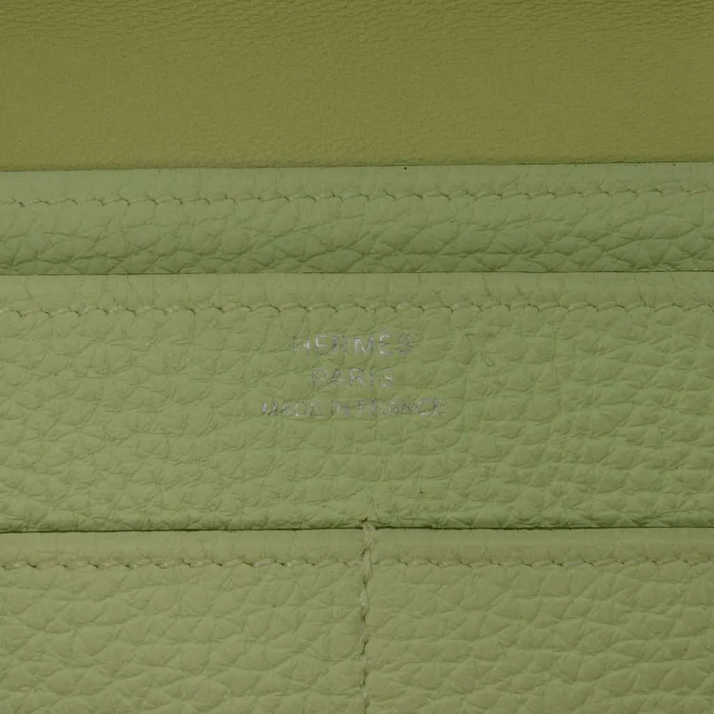Hermès Togo Dogon Duo Wallet GM Yellow Leather Good - Box View