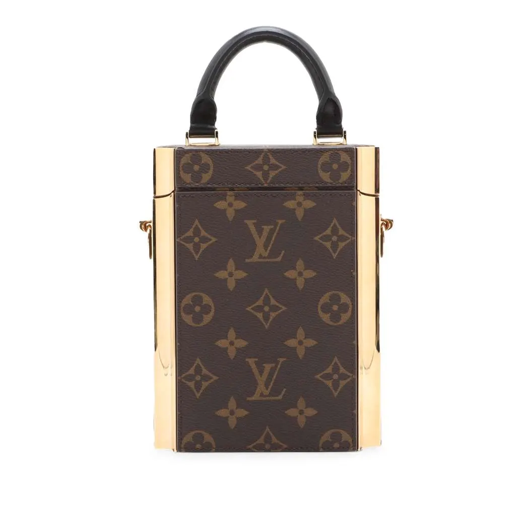Louis Vuitton Monogram Camera Box Colonne Brown Good - Back View